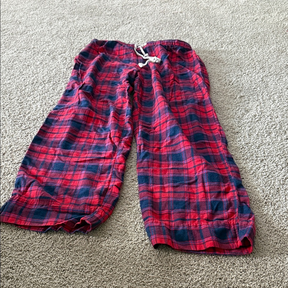 GAP Red and Blue Plaid Pajama Pants